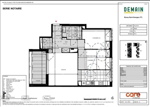 appartement neuf à la vente -   77600  BUSSY SAINT GEORGES, surface 67 m2 vente appartement neuf - UBI447187718